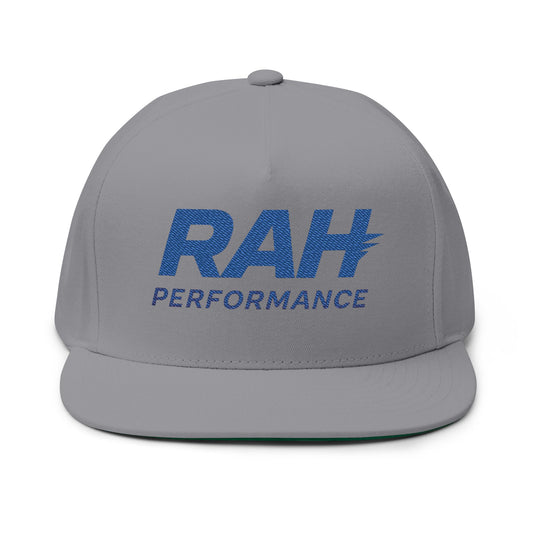 RAH Performance Flat Bill Cap Embroidered