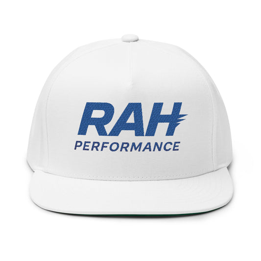 RAH Performance Flat Bill Cap Embroidered