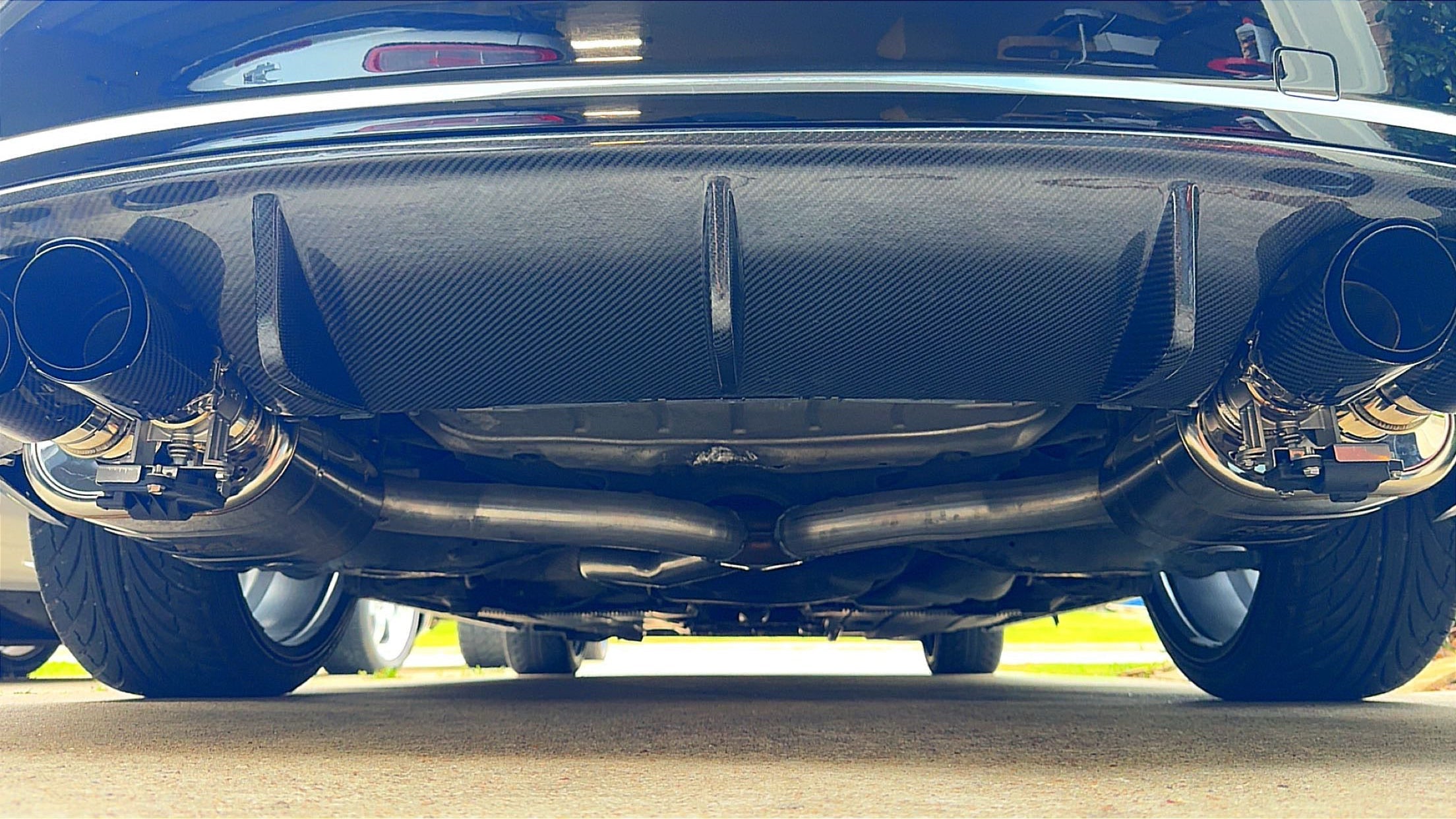 Dual Active Exhaust Mufflers