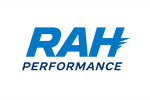 RAH Performance logo with blue text on a white background