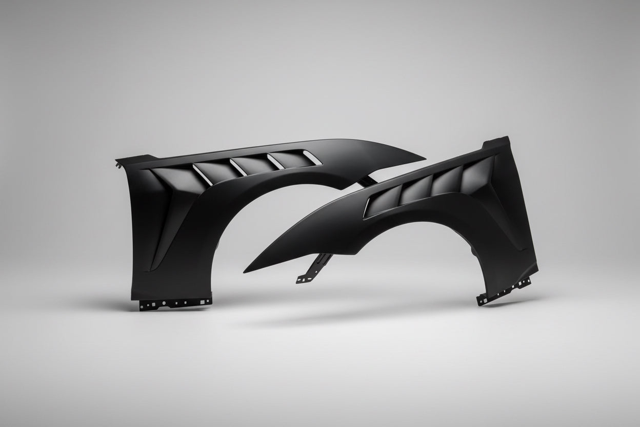 Black s650 mustang fender