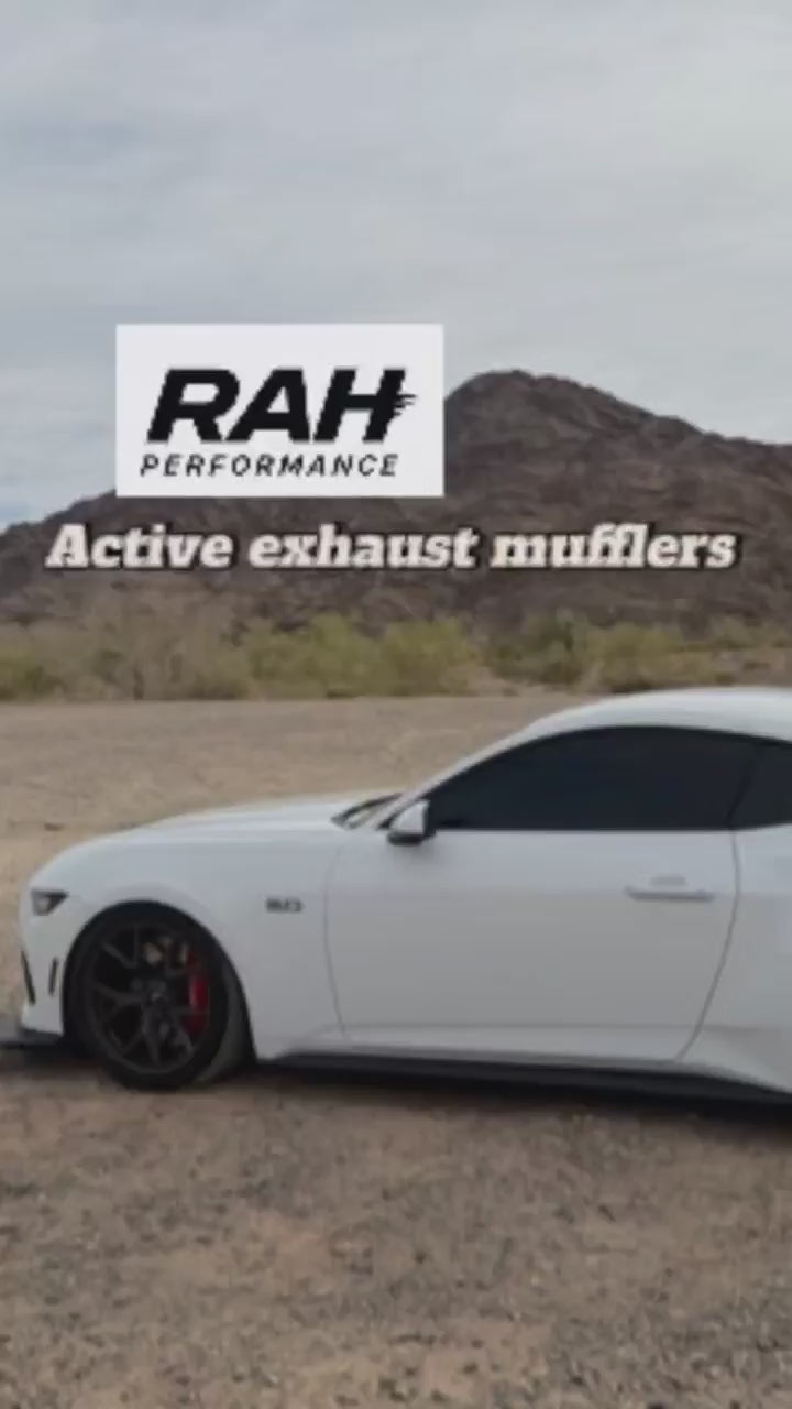Dual Active Exhaust Mufflers