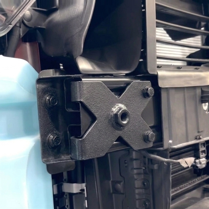 RAH Tow Hook installed
